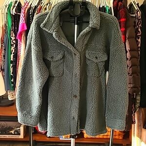 Sherpa Shirt Jacket Sz XL/XXL